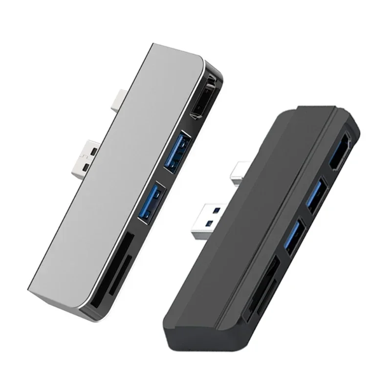 

5-in-1 Type C HUB Docking Station Disk USB-C to HDTV-compatible Dock HDD SSD Power Adapter for Surface Pro 4/5/6 Adapter