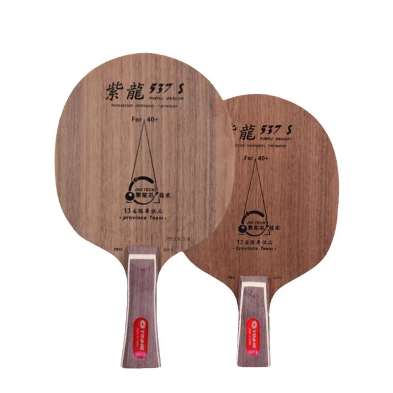 Original YINHE 537 Purple Dragon Table Tennis Blade7 Ply Wood CLCR Structure for Provincial Ping Pong Blade with Fine Support