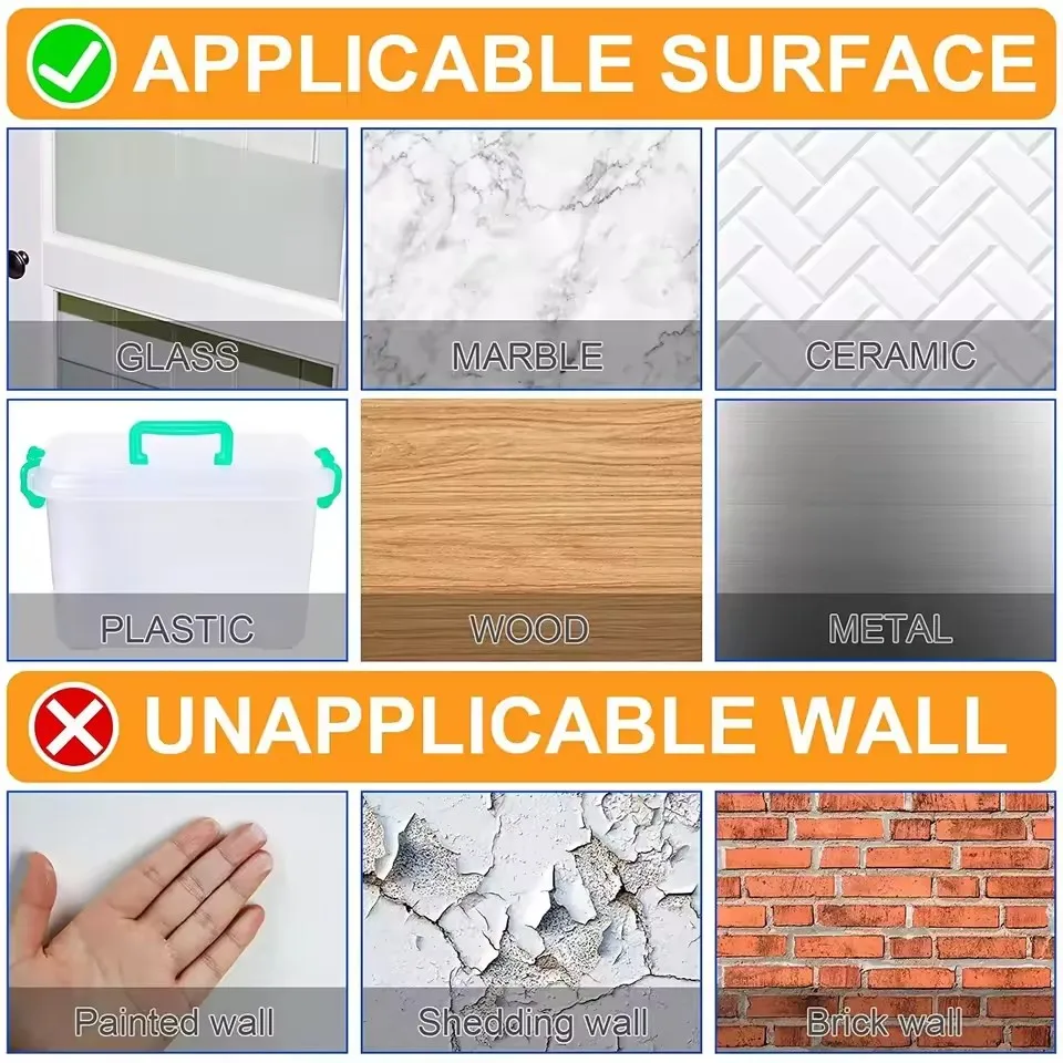 Can Be Reused Super Strong Double Sided Adhesive Tape Transparent Wall Stickers Water Proof Household Products Adhesives view 4