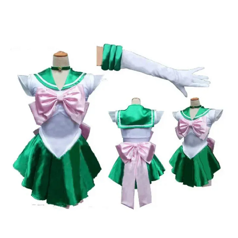 Pretty Guardian Sailor Japanischer Cartoon-Film Cosplay Mädchen Mercury Moon Mars Kleid Hübscher Soldat Sailor