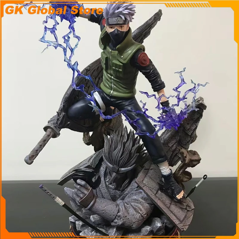 30cm Nowa Figurka Anime Naruto Hatake Kakashi Model PVC Statuetka Kolekcjonerska Dekoracja na Biurko Ozdoby Prezent na Urodziny Zabawki