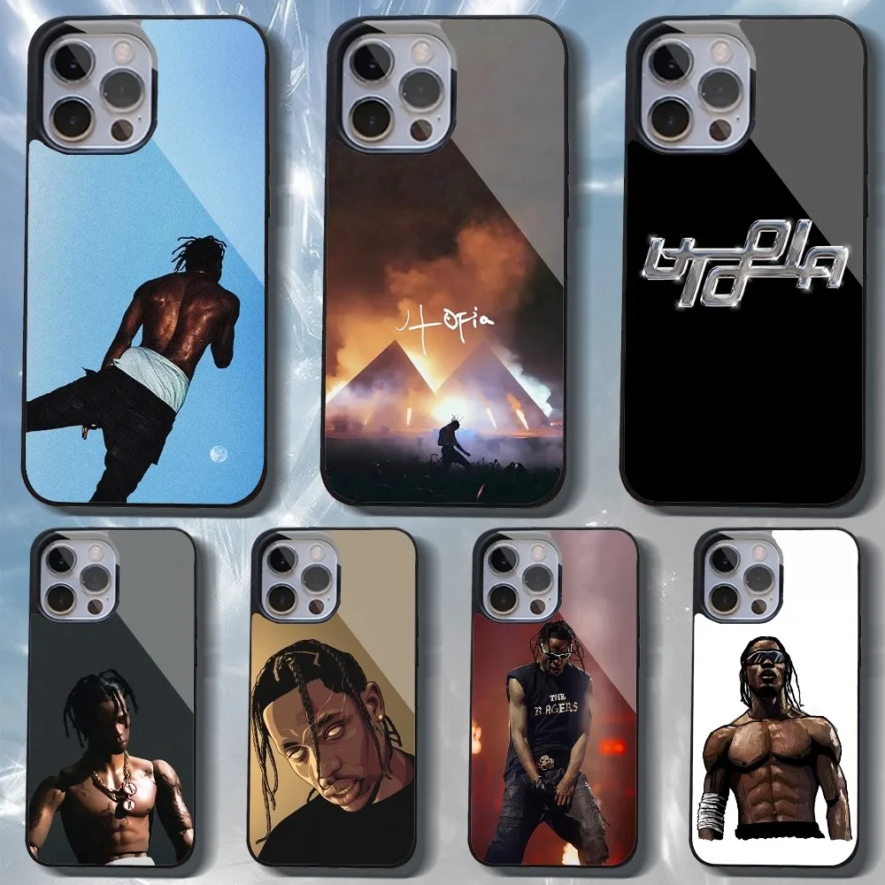 Travis Scott Utopia Rapper Phone Case For IPhone 16 15 14 13 Pro Max 11 12 Mini Alex Mirror For Magsafe Wireless Charging Cover