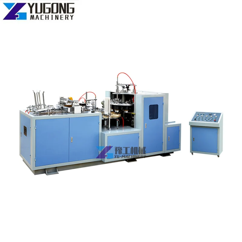 Disposable Kraft Paper Soup Bowl Fully Automic Porridge Bucket Popcorn Bucket Food Container Making Machine for Sale