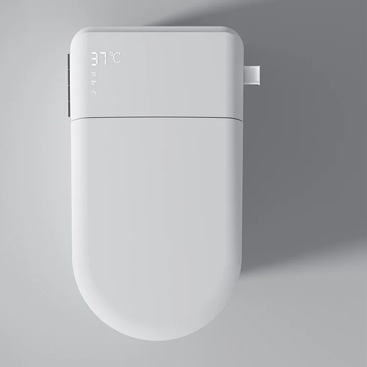 

Back To Wall Bath One Piece Comfort Height Toilets Electronic Bidet Toilet Seat For Bathroom