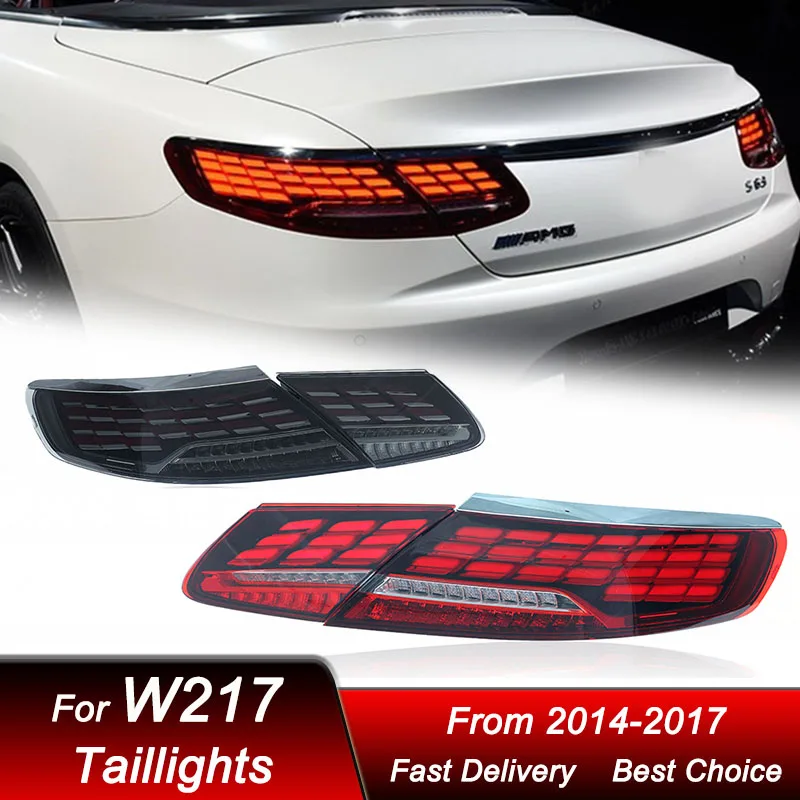 

Car Tail Lights For Mercedes-Benz S Class W217 Coupe 2014-2017 new style full LED Dynamic Turn Signal Light Tail Lamp Assembly