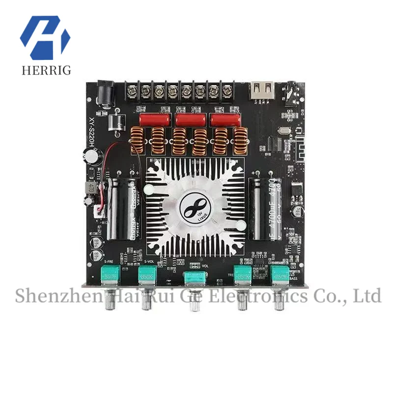 Modulo scheda amplificatore audio Bluetooth originale XY-S220H a 2.1 canali con audio ad alta fedeltà e alta qualità, TDA7498E