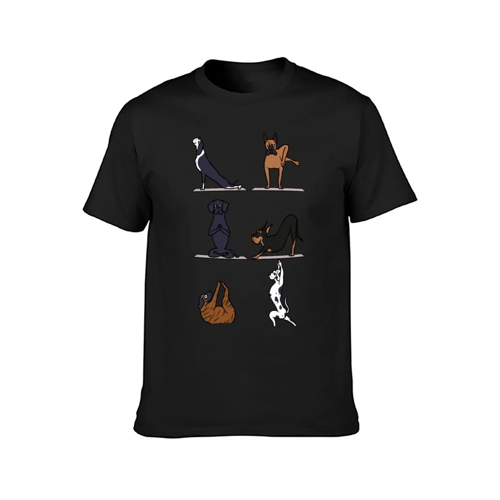 Great Dane Yoga T-Shirt shirts graphic tees oversized tops men graphic t shirts