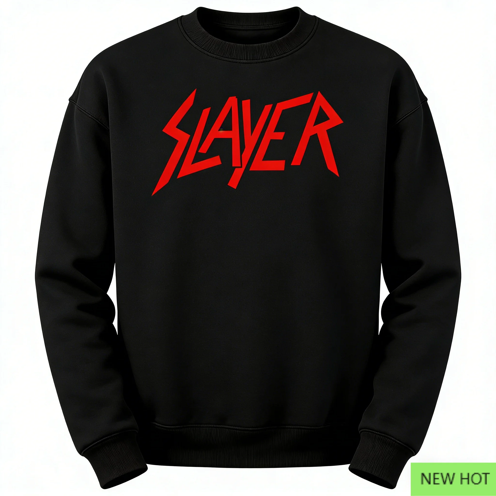 

Толстовка Slayer, классическая толстовка с логотипом, черный, красный, с принтом, повседневная уличная одежда унисекс для любителей трэш-метал