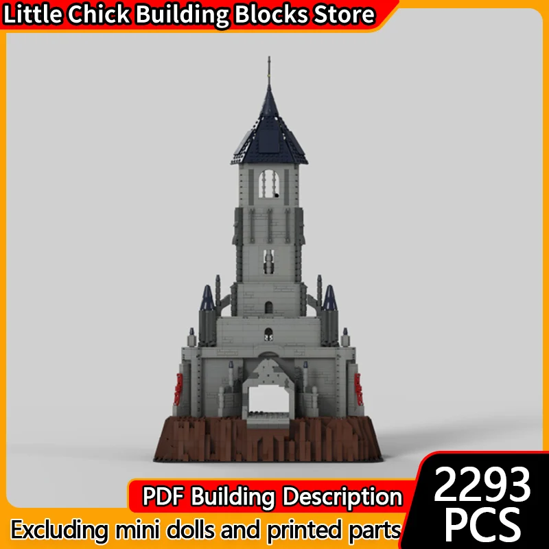 

Популярная игровая модель MOC, строительные кирпичи, игровая сцена, основной замок, модульная технология, детские праздничные подарки, сборные игрушки, костюм