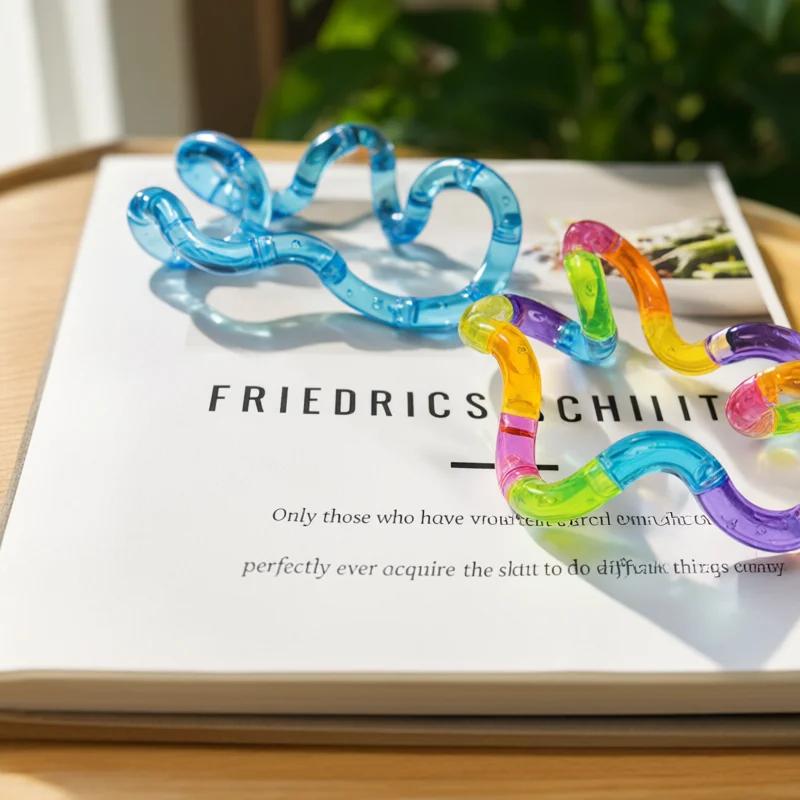 Deformable Twist Rope Fidget Toy - Educational Sensory Stress Relief Toy for Kids & Adults, Desk Toy Gift for Focus & ADHD