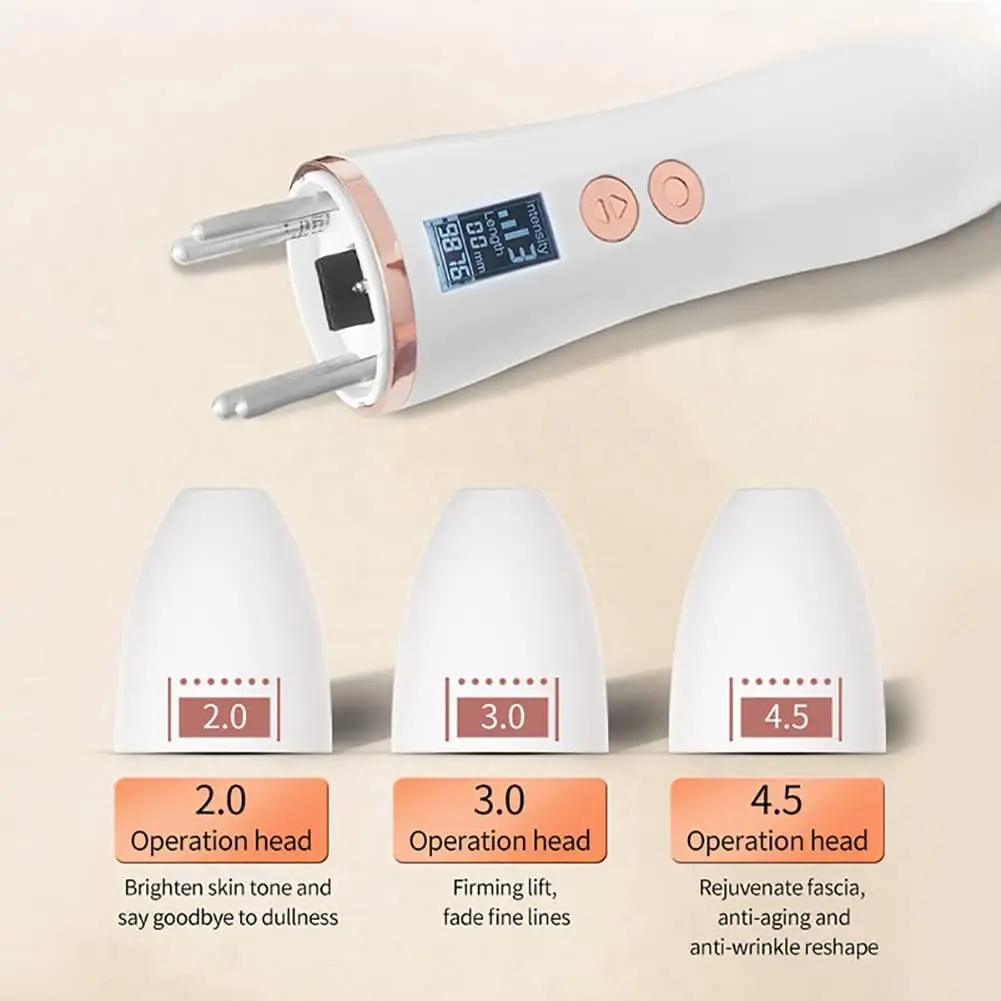 7D Mini Hifu Ultrasuoni Face Lifting Massager Cura degli occhi Dispositivo di bellezza per la casa SPA Rimozione delle rughe Anti-età Rafforzamento della pelle