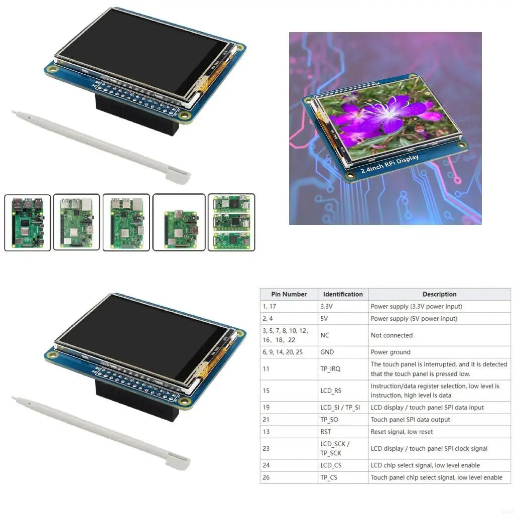 L41E 2.4inch SPI Interfaces 320x240 Resolution TFT Display LED Backlit Display Module