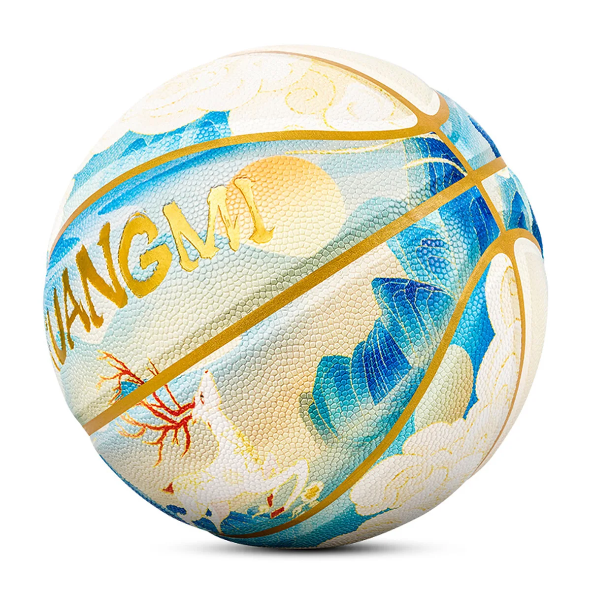 

Kuangmi Deer Basketball Ball New Arrive Official Size 7 Training Team PU Material Balls Sport Goods Gameball Adult