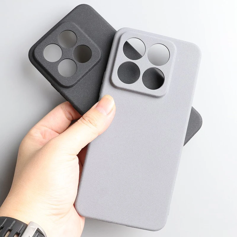 for Xiaomi Mi 14T Pro 14T Case Sand Matte Soft Silicone Full Protect Camera Cover Shockproof Mi14t mi14 t Shell Phone Fundas