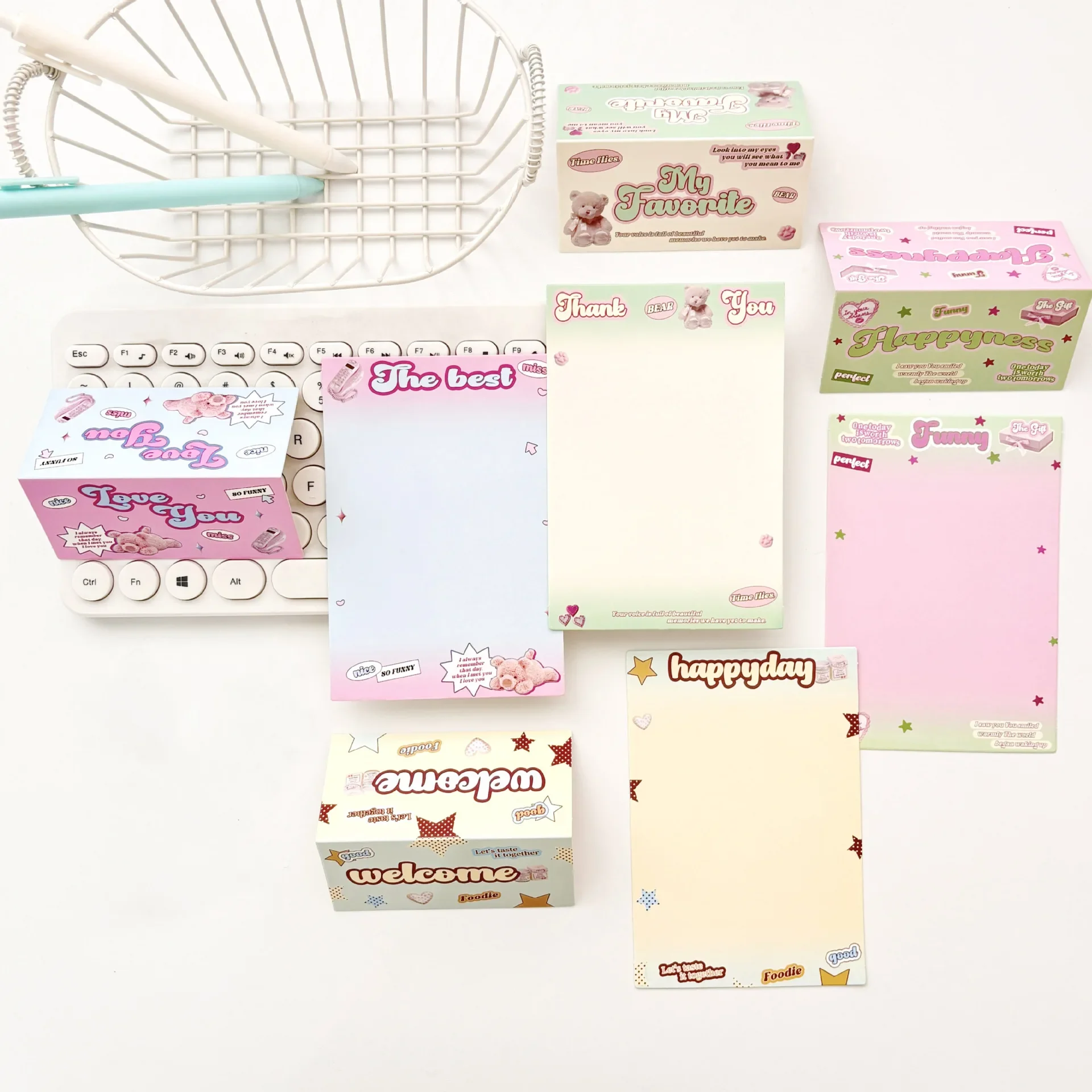 

10Pcs American Retro English Y2K Card Head Card Back Korean Kpop Idol 3inch Photocard Packing DIY Decor Materials Card Package
