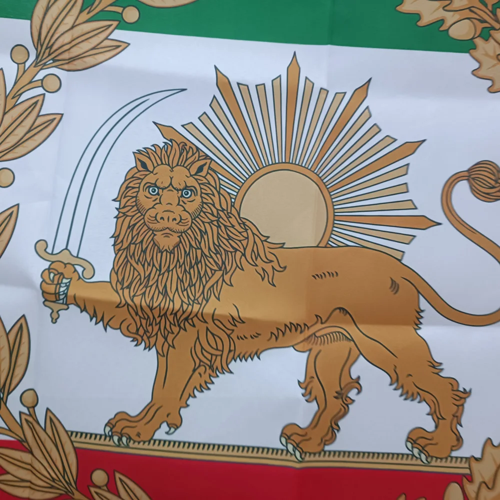 Xvggdg Iran Flag Historic Lion Crown Banner 3x5ft Pahlavi Dynasty Lion And Sun Flag Iran National