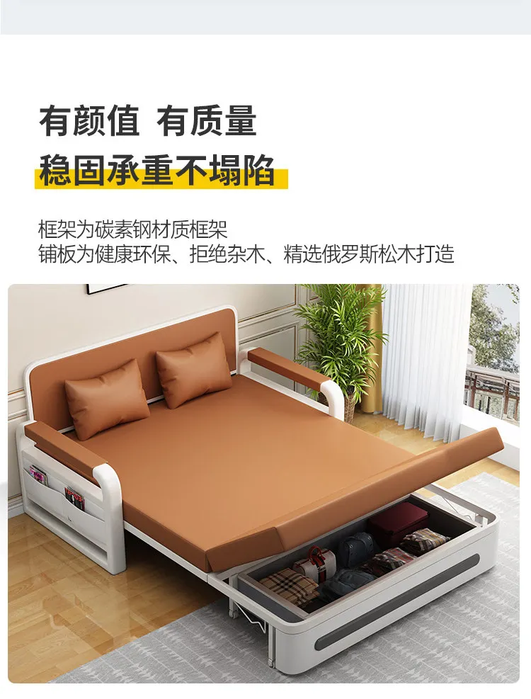 

Sofa bed folding dual-purpose 2025 new small apartment multi-functional balcony simple Internet celebrity double retractable