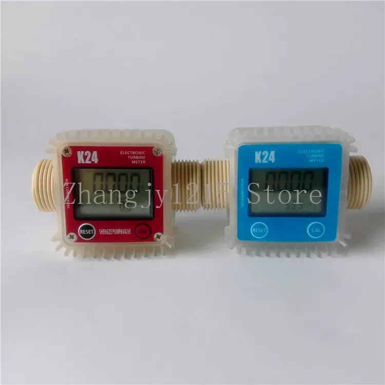 1pcsTurbine electronic digital display flow meter tanker meter