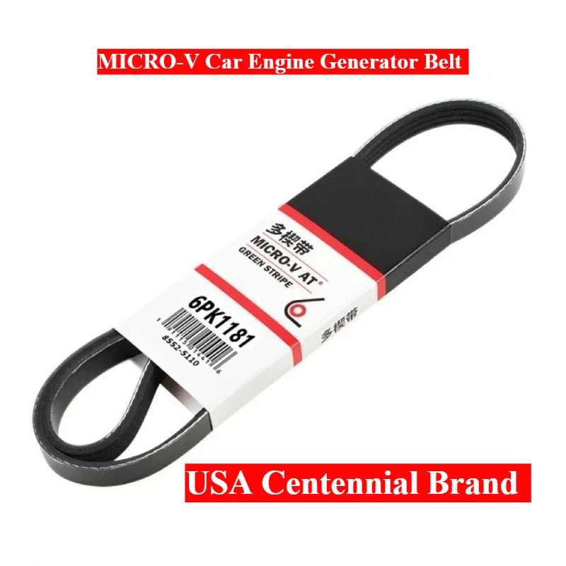 6PK1070 6PK1072 6PK1075 6PK1080 6PK1085 6PK1088 6PK1096 6PK1098 6PK1100 6PK1102 6PK1105 USA MICRO-V Car Engine Generator Belt