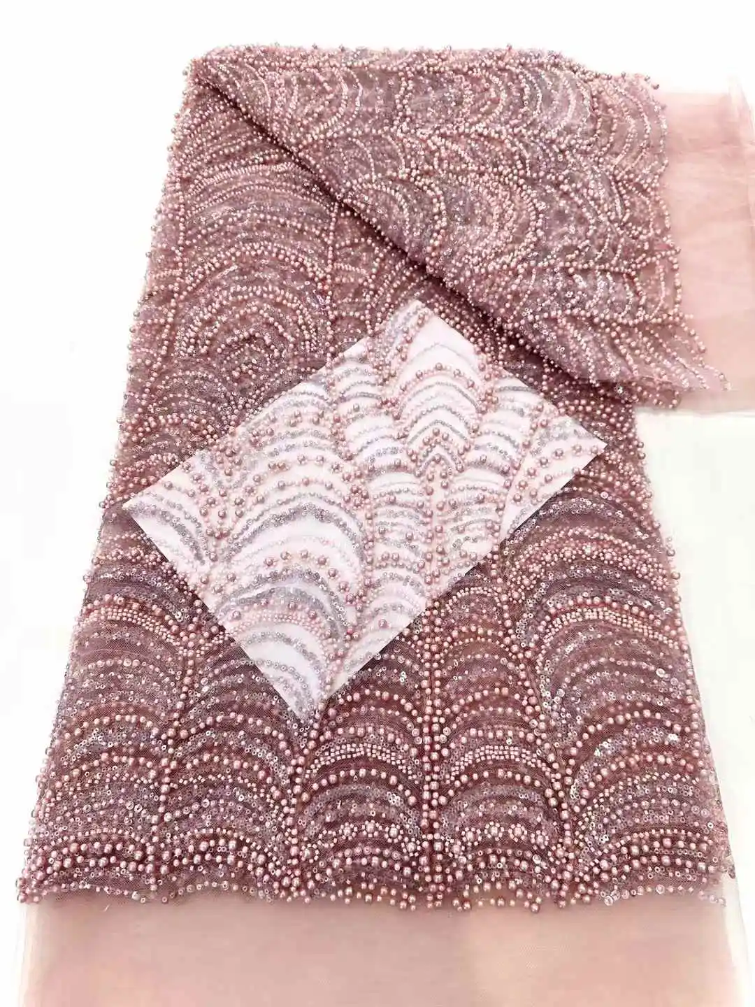 아프리카 나이지리아 페르시 프랑스어 메쉬 레이스와 스팽글 고품질 2025 자수 레이스 스팽글 레이스 웨딩 드레스 여성을위한