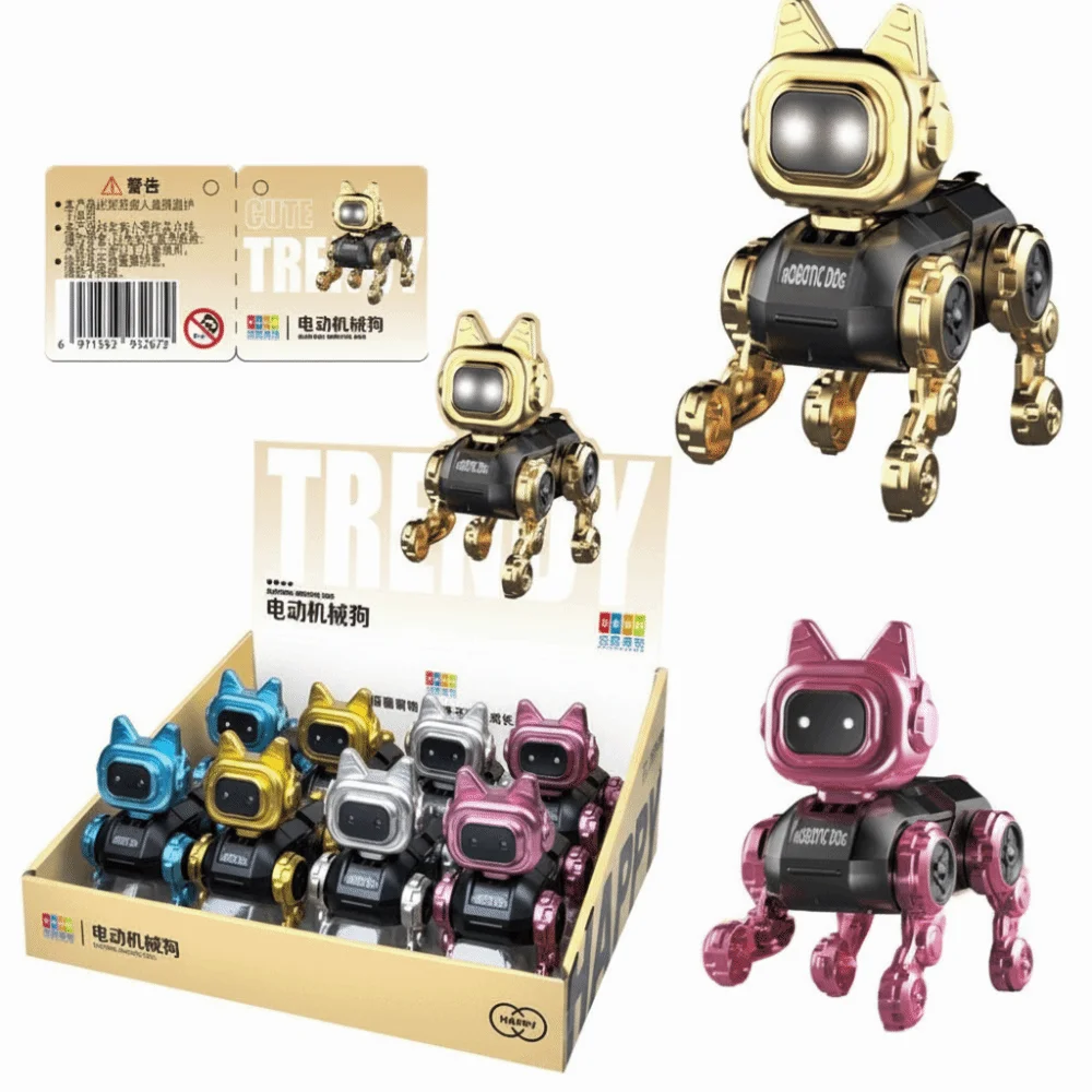 Plastic Electronic Robot Dog with Light Interactive Touch Electronic Stunt Pet Programmable Smart Pets Robotic Animals