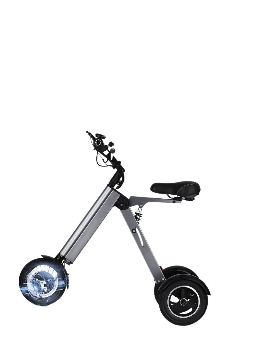 Folding Ultra Light Portable Lithium Battery Electric Tricycle Adult Fashion Mini Small Scooter