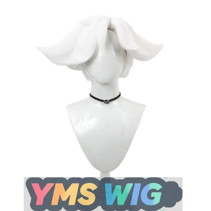 [YMS WIG] Hell Inn Angel Dust Cos Perruque Angel Dust Cuir chevelu blanc