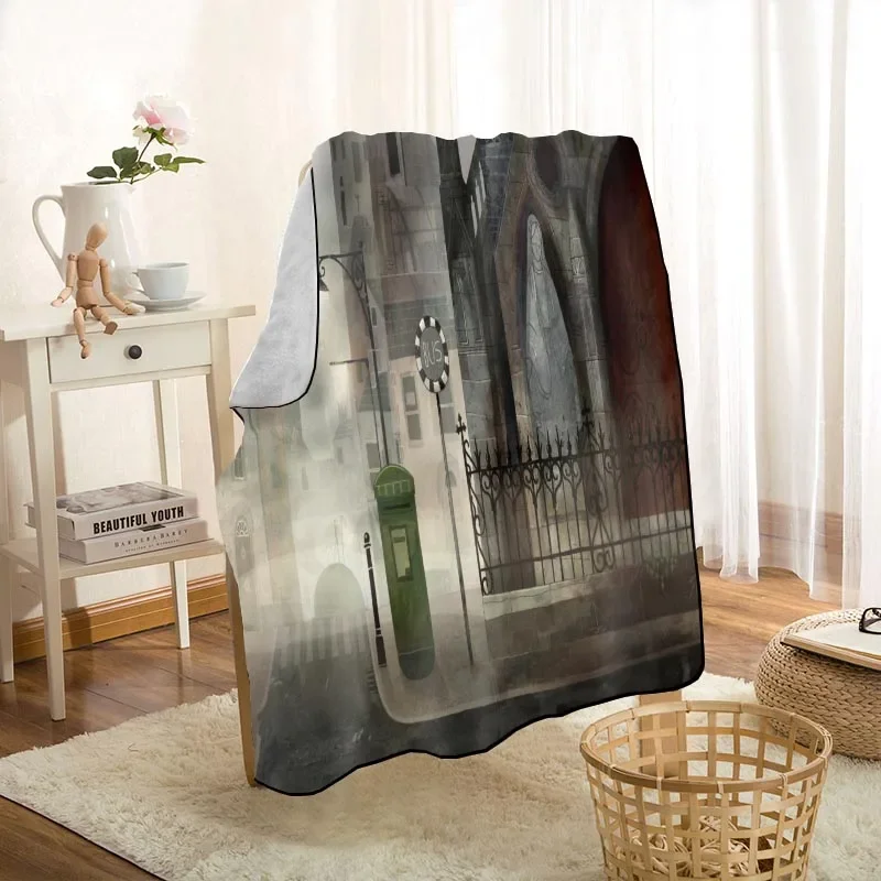 أغنية ثلاثية الأبعاد محمولة من البحر مخصصة بطانية رمي أغنية ، بطانيات شخصية ، مناسبة للأريكة والسرير والسيارة والمنسوجات المنزلية #6