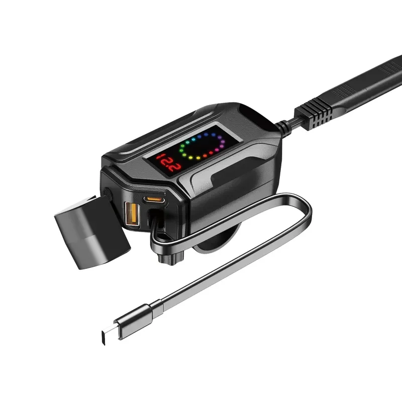 for Motorcycle Waterproof USB Charger Fast Charging Mobile Phone Navigator Car Charger