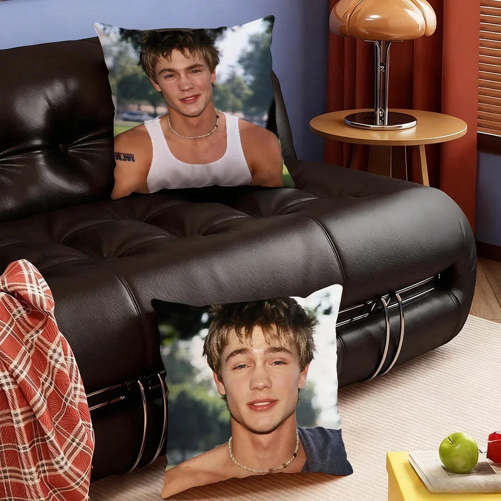 Actor Chad M-Michael Murray Cool cushion cover Soft Smooth Pillow Case Hidden Zipper Washable Decorative Couch Office Gift