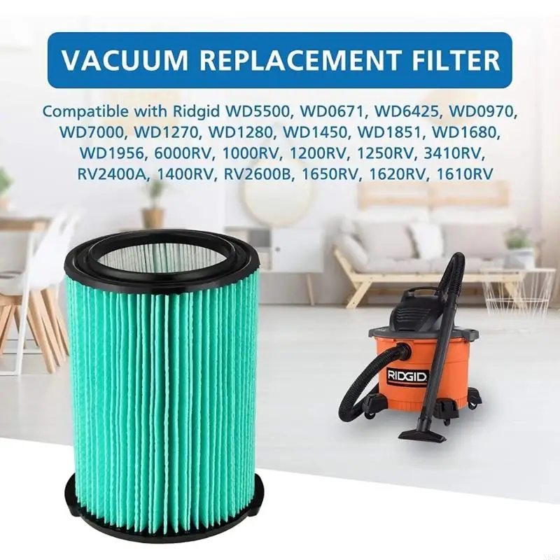 Bộ lọc thay thế lớp 5 lớp của chất tẩy rửa chân không cho sê-ri VF6000 có thể giặt & tái sử dụng N58D