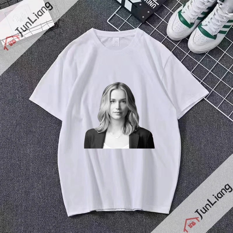 Elizabeth Lail Graphic T Shirts Movie TV Actor Fans Women's T-shirt Harajuku Goth Clothes Men's Clothing Kpop Streetwear Tops