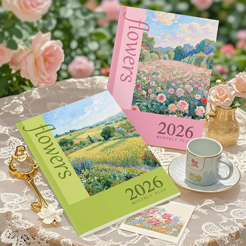 2025 Planner Notebook 365 Days Calendar Agenda Planner A4 A5 Diary Notepad Weekly Goal Habit Tracker Kawaii Schedules Organizer