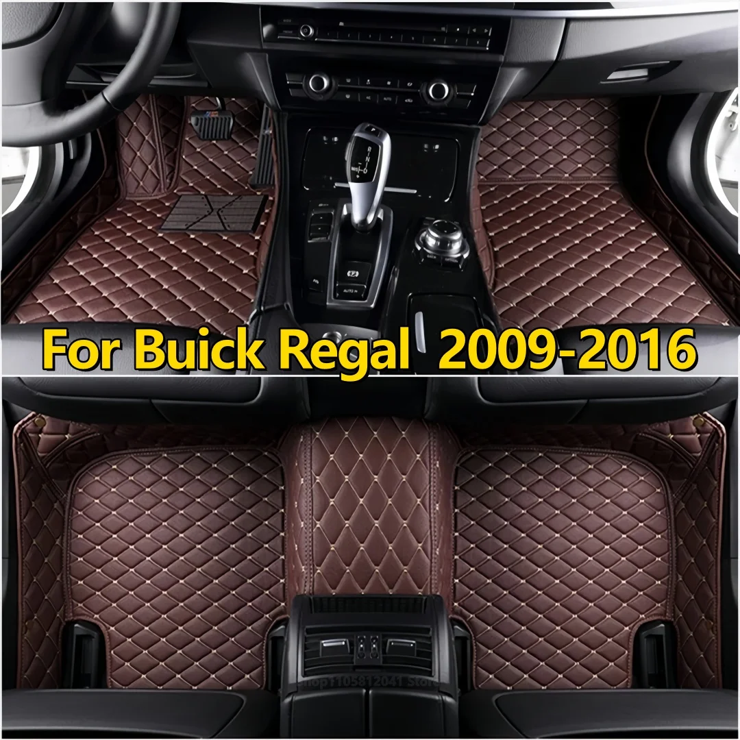 Auto Leather Carpet Pads Fit For Buick Regal/Buick Regal GS 2009 2010 2011 2012 2013 2014 2015 2016 Floor Mats For Cars Waterpro