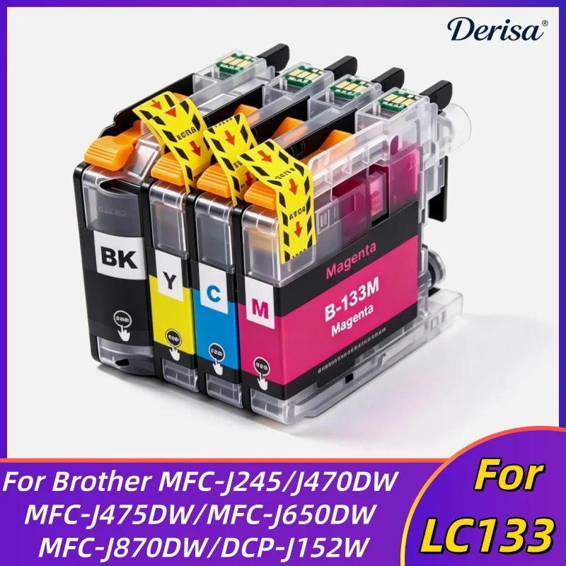 1~3set Ink Cartridge Compatible For Brother MFC-J245 J470DW J475DW J650DW J870DW DCP-J152W J172W J552DW J752DW LC133 XL LC131