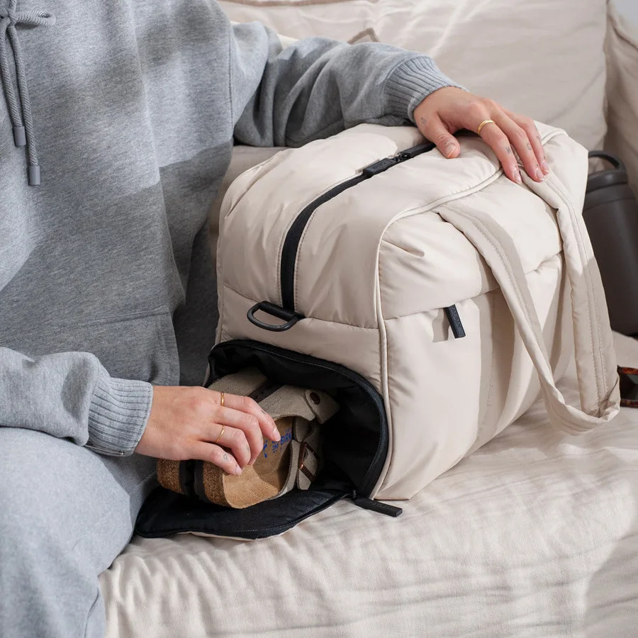 Down Handbags Winter Travel Duffle Bag With Shoes Compartment Portable Sports Yoga Gym Fitness Shoulder Bags For Weekender Overn