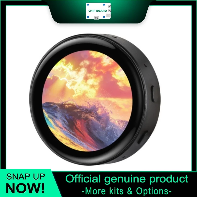 

Плата разработчика Waveshare ESP32-S3 с круглым AMOLED-дисплеем 1,43 дюйма, сенсорным экраном 466×466, двухъядерным процессором 240 МГц, поддержкой голосового ИИ и LLM