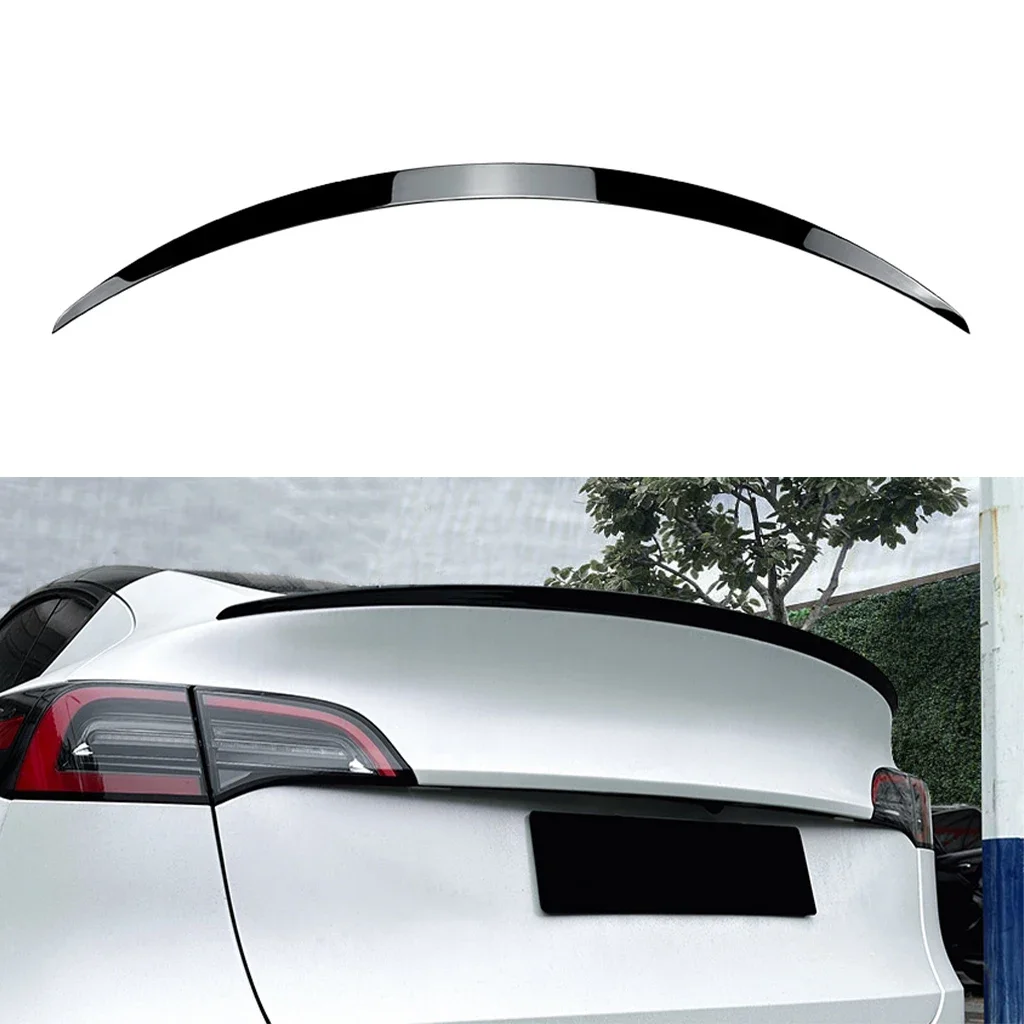 Rear Trunk Roof Lid Spoiler Wing Tail Tailgate Splitter Lip Spoilers For Tesla Model Y 2019-2021 Car Styling