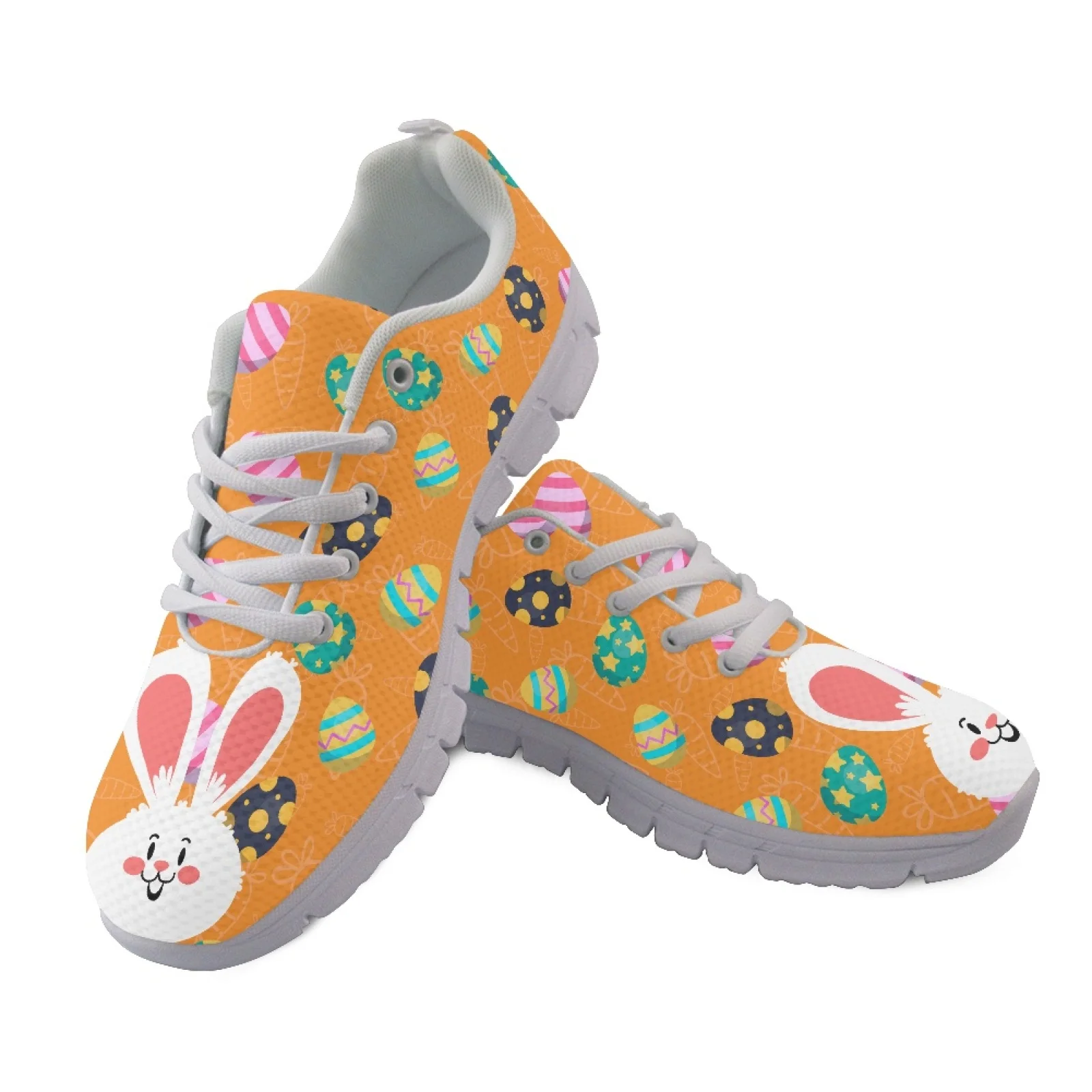 Coloranimal Spring Flowers Outdoor Walking Shoes Durable Casual Women Running Shoes for Gym