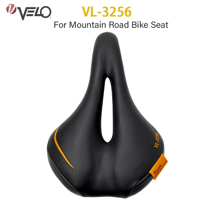 VELO VL-3256/3147 Hollow Breathable Bicycle Saddle For MTB Road Bike Saddle Shock Absorbing Comfortable Bike Seat