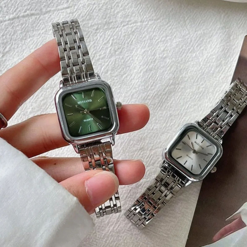 Hot Sale Watches for Women Simple Student Quartz Watch Casual Fashion Luxury Small Square Wristwatch Gift Relojes Para Mujer