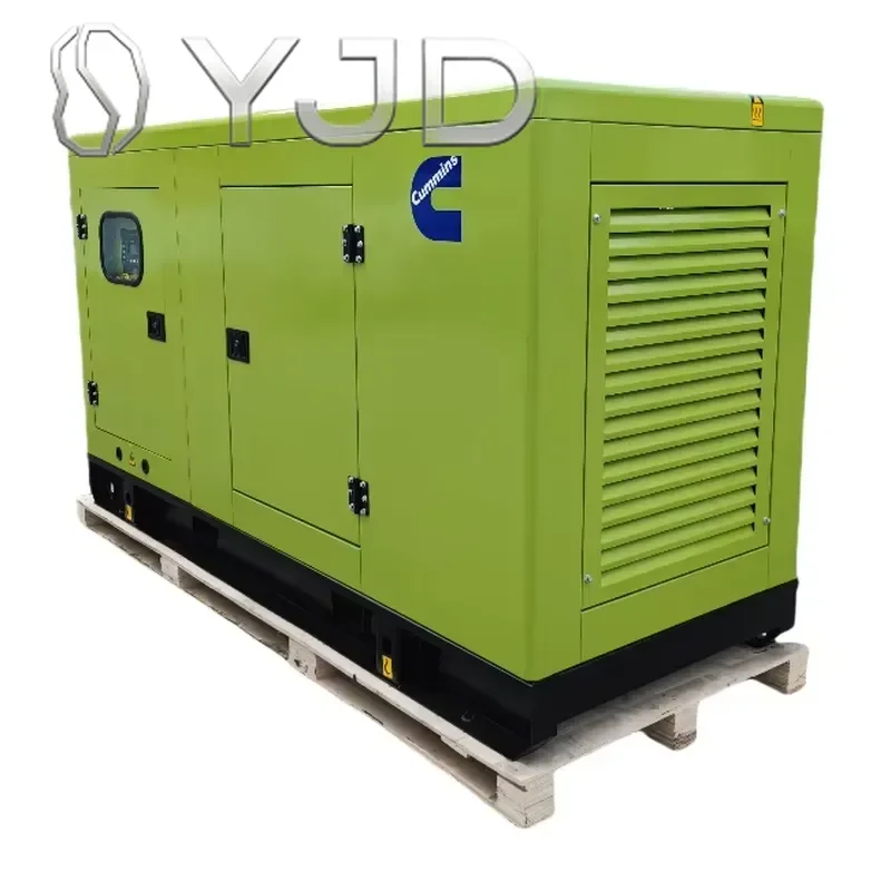 YJD For 60kva Silent Diesel Generator Auto Start 220V 60kva Diesel Generator Leroy Somer Alternator 480V 60Hz Frequency DC