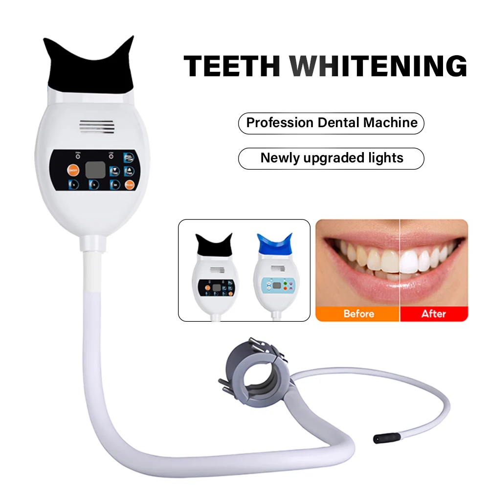 Dental Cold Light 3 Color LED High Power Brightness Tooth Whitening Machine Bleaching Accelerator Unit Light Dental Tools