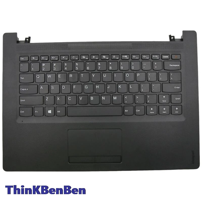 US English Black Keyboard Upper Case Palmrest Shell Cover For Lenovo Ideapad 110 14 14IBR 5CB0L45729