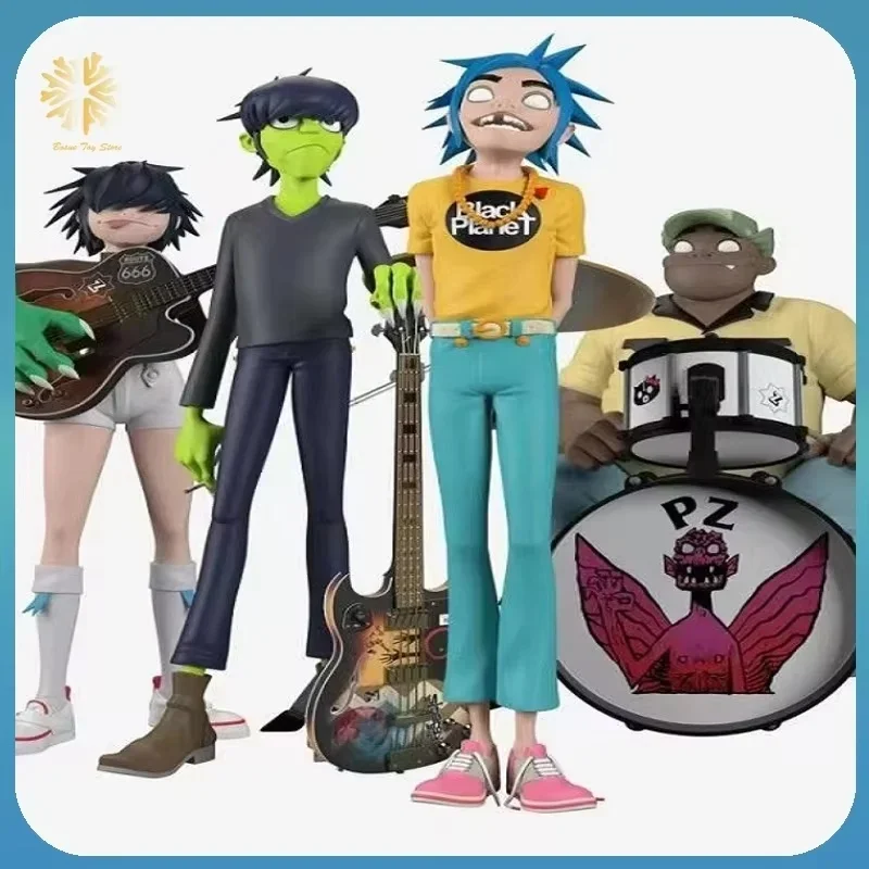 Anime Rock Band Gorillaz Figures Gorillaz Band Action Figure Virtual Band 2d Noodle Murdoc Russel For Children's Birthday Gifts