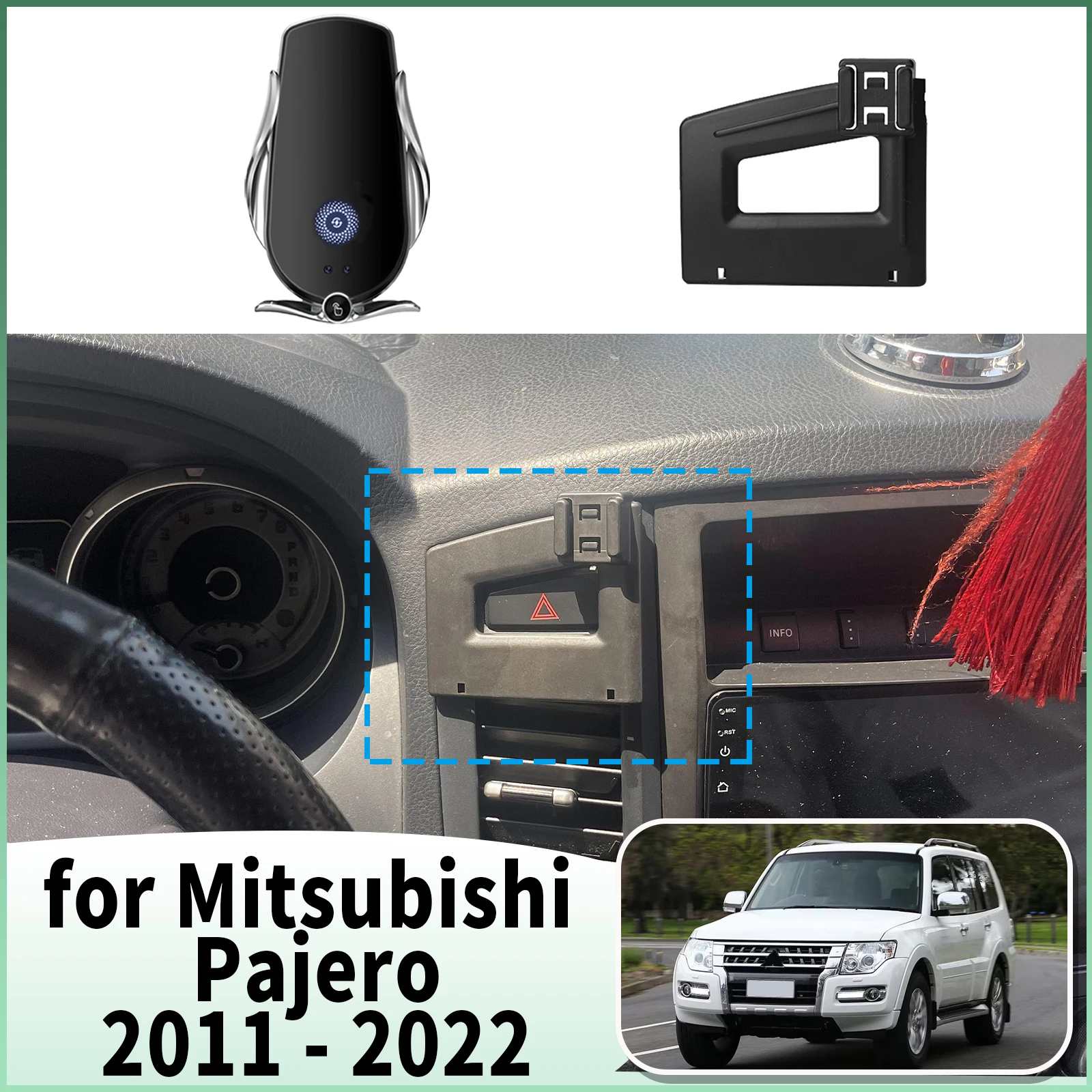 

fit for Mitsubishi Pajero 2011-2022 Specific Dashboard Navigation Phone Holder Mount Design Car​​ accessoires