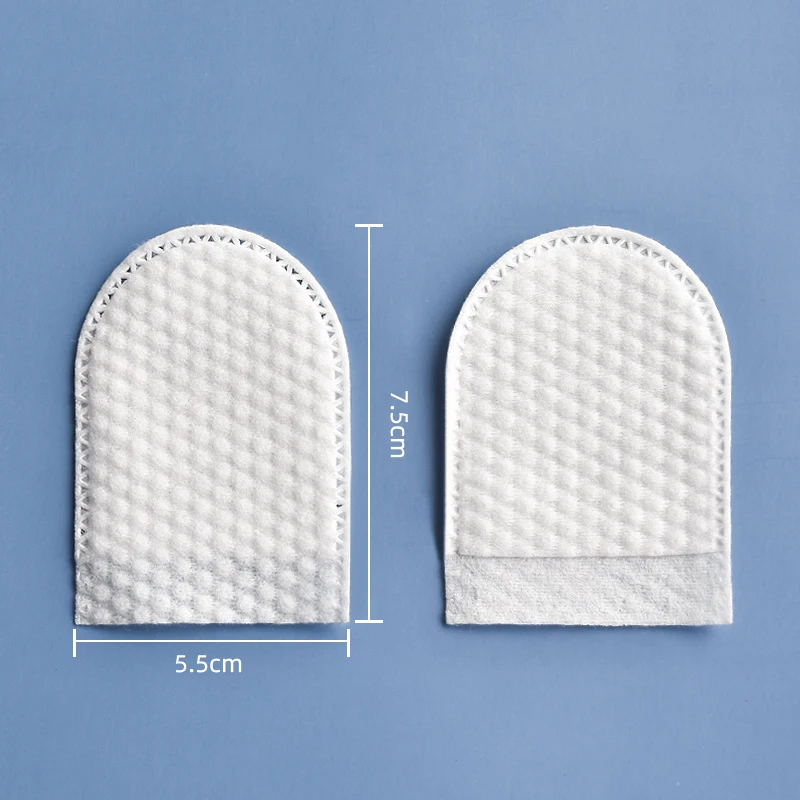 Almohadillas de algodón para soplo Facial, 75 Uds., hoja de algodón para quitar maquillaje, accesorios de maquillaje desechables, herramientas cosméticas de limpieza Facial prácticas