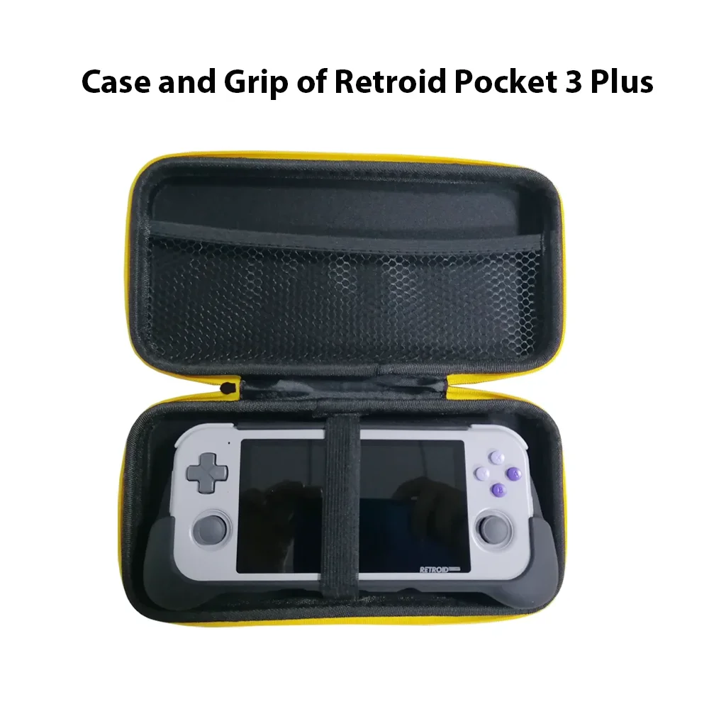 Étui noir portable pour Retroid Pocket 3 Plus, sac de transport, mini lecteur de jeu, 3.5