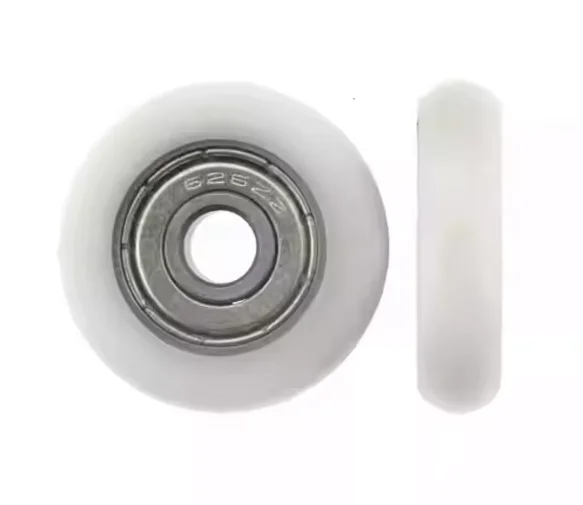 BSR62840-10 8x40x10mm Round POM Roller For Rower Inner Dia 8mm Rowing Machine Seat Wheels Plastic Bearing