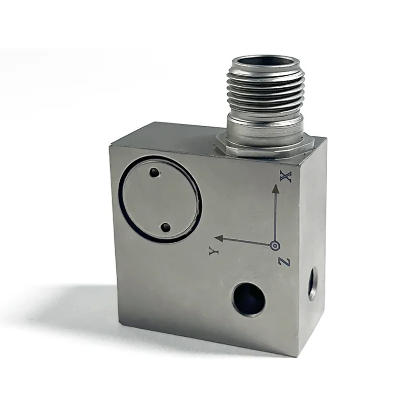 CE Approval 100mV/g Piezo Vibration Accelerometer Sensor Industrial Motor Monitoring Triaxial